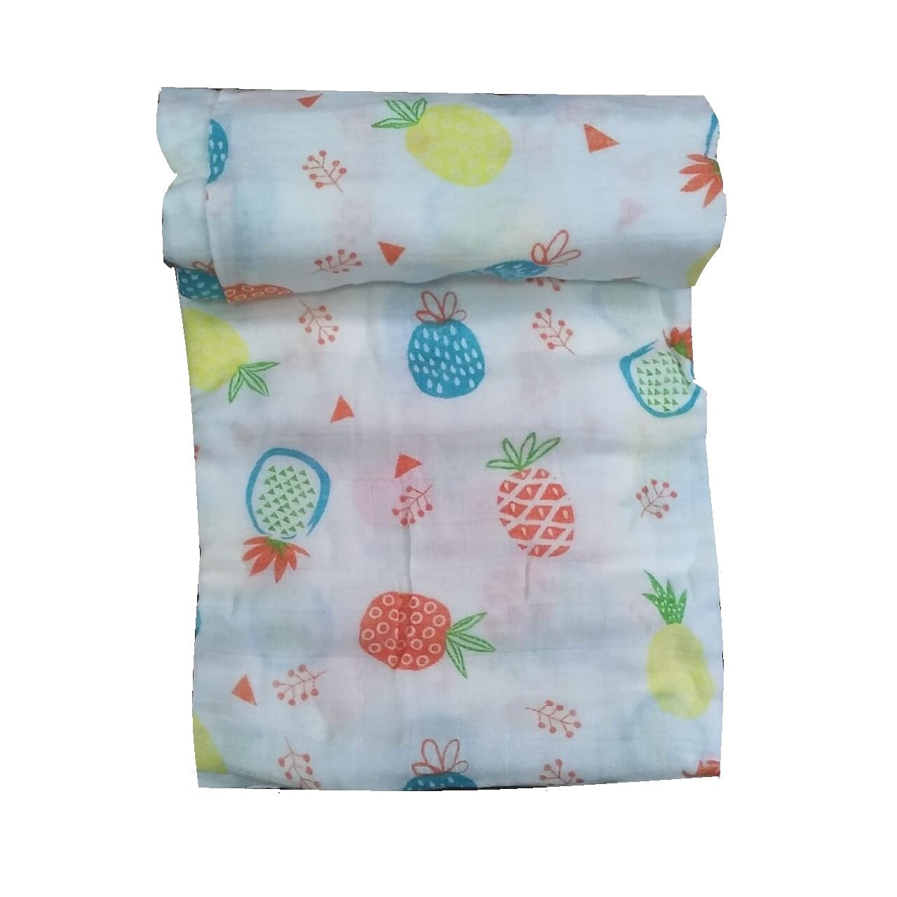 Paturica din bambus si bumbac organic - Fruity Fruit