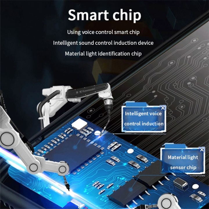 Husa cu iluminare LED Alian, Pentru iPhone 11 Pro Max, Multicolor