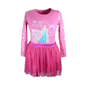 Compleu 2 piese pentru fete Sun City Frozen HQ11621, Roz Compleu 2 piese pentru fete Sun City Frozen HQ11621, Roz