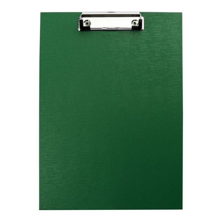 Clipboard A4 D.RECT Simplu, Verde, Material Plastic