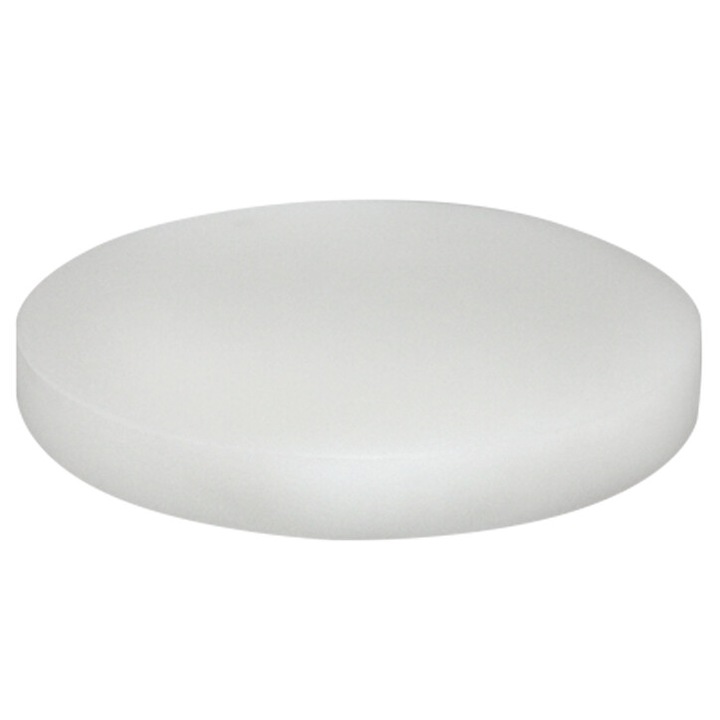Butuc pentru transat carne profesional polietilena HDPE 400xh50mm alb fara suport