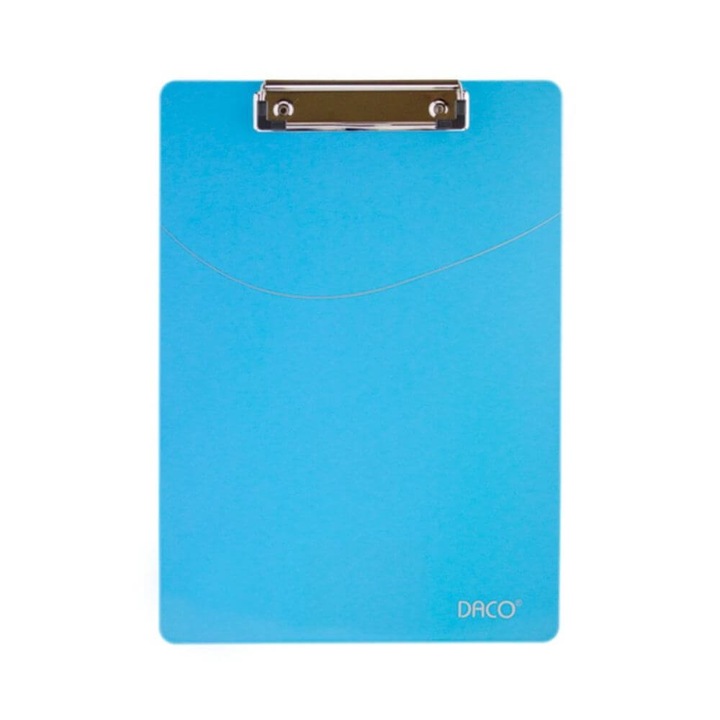 Clipboard A4 DACO Simplu, Albastru Deschis, Material Plastic