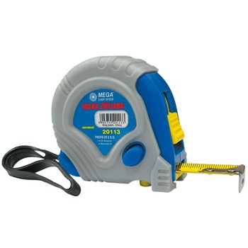Ruleta cauciucata cu blocare tripla, Mega, 7.5m x 25mm Ruleta cauciucata cu blocare tripla, Mega, 7.5m x 25mm