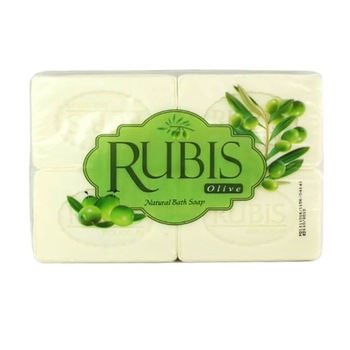 Sapun Solid RUBIS Olive, 4 Buc/Set, 125 g/Buc, Extract de Ulei de Masline Sapun Solid RUBIS Olive, 4 Buc/Set, 125 g/Buc, Extract de Ulei de Masline