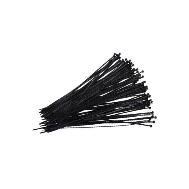 Set 100 de fasete, rezistente UV, negre, Proline, 3.6 x 300mm