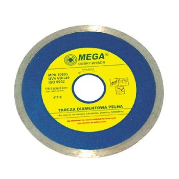 Disc diamantat continuu, Mega, 180mm Disc diamantat continuu, Mega, 180mm