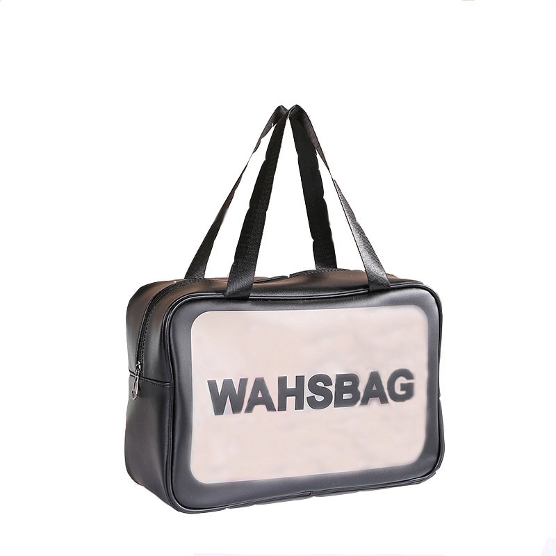 Portfard pentru voiaj, PVC, 0.25 kg, Negru, L