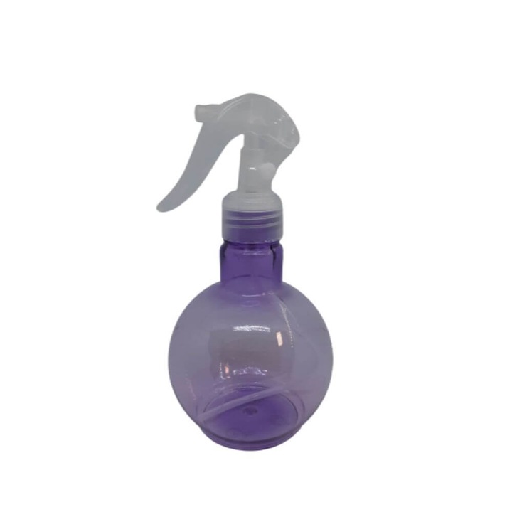 Flacon Pulverizator, 330 ml, Plastic Transparent/Mov