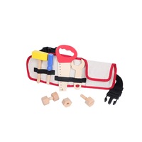 trusa de scule si jucarie de rol pentru copii 2 in 1 din lemn quotlikesmart mini tool setquot 6 piese cu centura si catarama imagen 13_0_
0