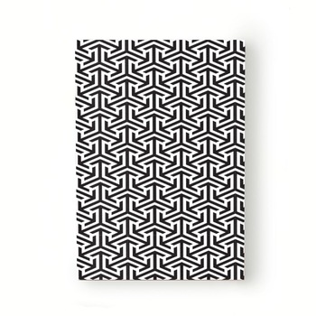 Caiet tip Agenda Heartwork cu muchie cusuta, Sageti geometrice negru, Latime 140 mm x Inaltime 200 mm Caiet tip Agenda Heartwork cu muchie cusuta, Sageti geometrice negru, Latime 140 mm x Inaltime 200 mm