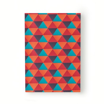 Caiet tip Agenda Heartwork cu muchie cusuta, Geometric triunghi culori puternice, Latime 140 mm x Inaltime 200 mm Caiet tip Agenda Heartwork cu muchie cusuta, Geometric triunghi culori puternice, Latime 140 mm x Inaltime 200 mm