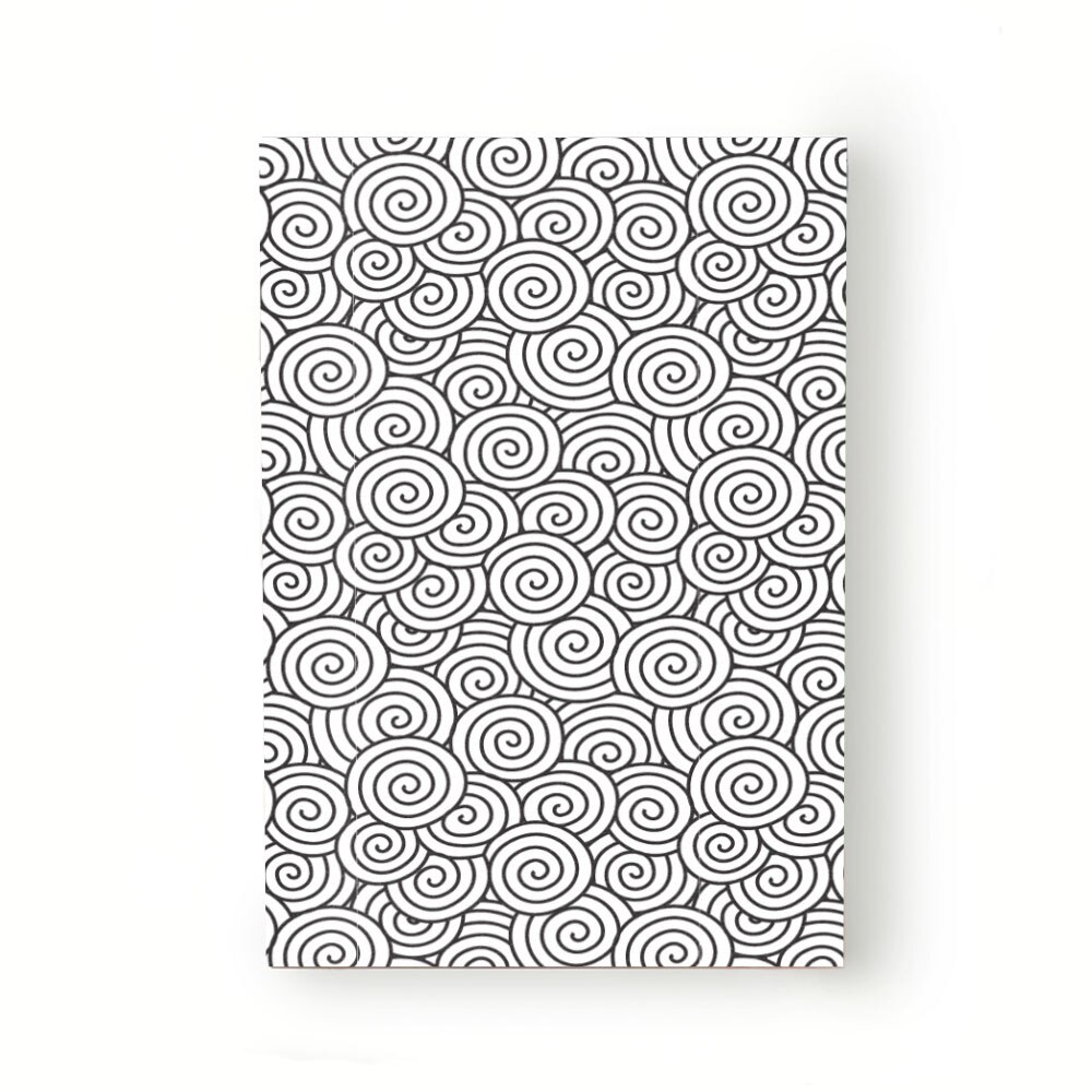 Caiet tip Agenda Heartwork cu muchie cusuta, Spirale minimaliste, Latime 140 mm x Inaltime 200 mm
