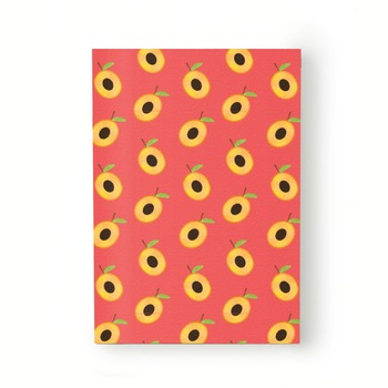 Caiet tip Agenda Heartwork cu muchie cusuta, Caise coapte, Latime 140 mm x Inaltime 200 mm Caiet tip Agenda Heartwork cu muchie cusuta, Caise coapte, Latime 140 mm x Inaltime 200 mm