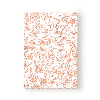 Caiet tip Agenda Heartwork cu muchie cusuta, Elemente naturale flori rosii, Latime 140 mm x Inaltime 200 mm Caiet tip Agenda Heartwork cu muchie cusuta, Elemente naturale flori rosii, Latime 140 mm x Inaltime 200 mm