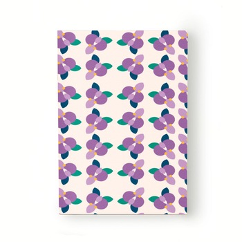 Caiet tip Agenda Heartwork cu muchie cusuta, Floare orhidee mov, Latime 140 mm x Inaltime 200 mm Caiet tip Agenda Heartwork cu muchie cusuta, Floare orhidee mov, Latime 140 mm x Inaltime 200 mm