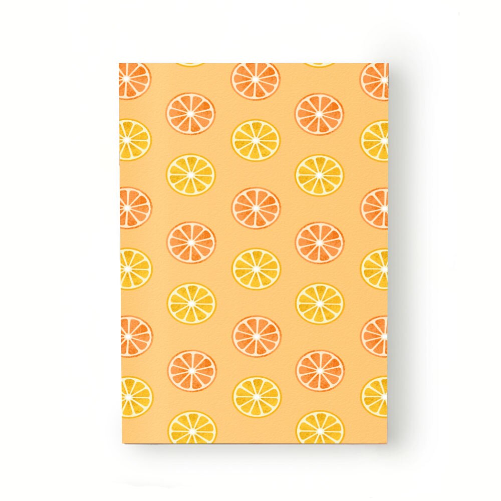 Caiet tip Agenda Heartwork cu muchie cusuta, Felii de portocale, Latime 140 mm x Inaltime 200 mm