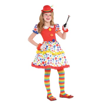 Costum Clown Circ Amscan 8-10 ani Costum Clown Circ Amscan 8-10 ani