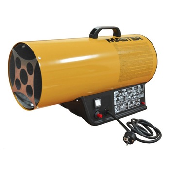 Aeroterma GPL, putere 27 kW, volum aer circulat 700 mc/h, protectie termica, aprindere piezo - electrica, grad de protectie IP44 Aeroterma GPL, putere 27 kW, volum aer circulat 700 mc/h, protectie termica, aprindere piezo - electrica, grad de protectie IP44