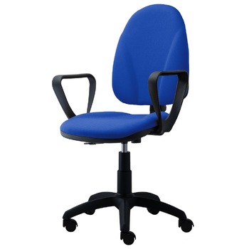 Scaun ergonomic de birou TRAFFIC CHAIRS MILANO, tapiterie textil, ALBASTRU, spatar super ergonomic Scaun ergonomic de birou TRAFFIC CHAIRS MILANO, tapiterie textil, ALBASTRU, spatar super ergonomic