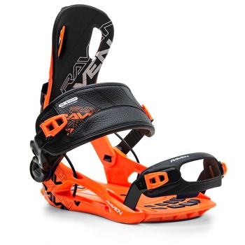 Legaturi Snowboard Raven Fastec FT270 Negru/Portocaliu L Legaturi Snowboard Raven Fastec FT270 Negru/Portocaliu L