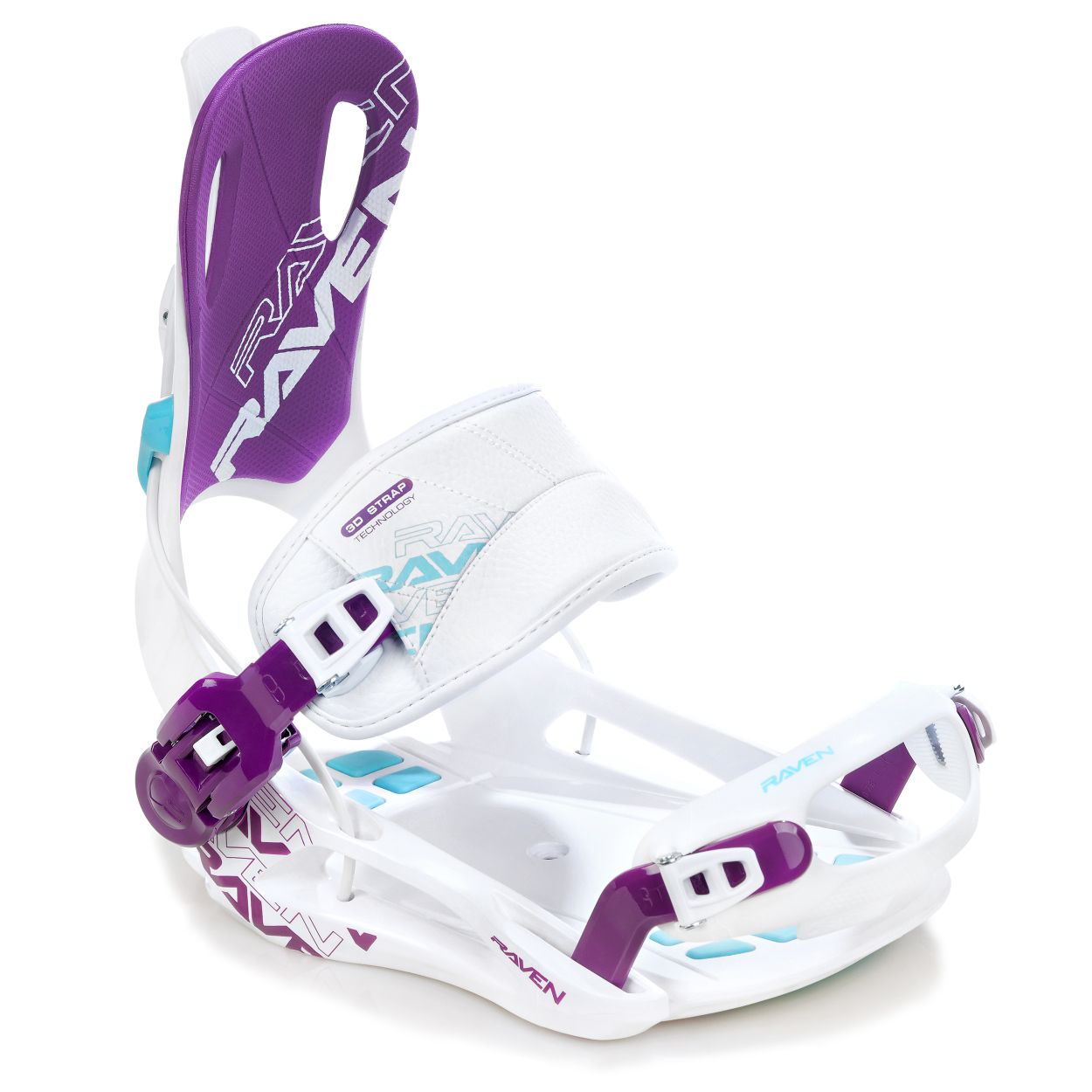 Legaturi Snowboard Raven Fastec FT270 Alb/Violet S