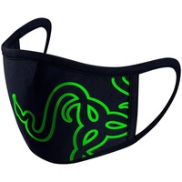 Masca bumbac reutilizabila Razer Cloth Mask, Verde M