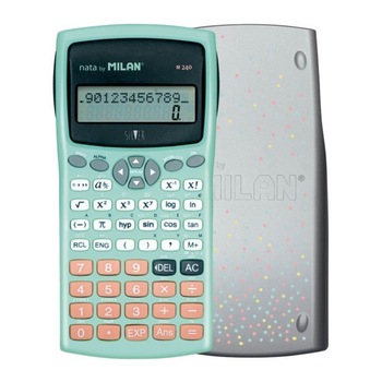 Calculator Stiintific MILAN, 10+2 Digits, 143x75x15 mm, 240 Functii, Corp Plastic Multicolor Calculator Stiintific MILAN, 10+2 Digits, 143x75x15 mm, 240 Functii, Corp Plastic Multicolor