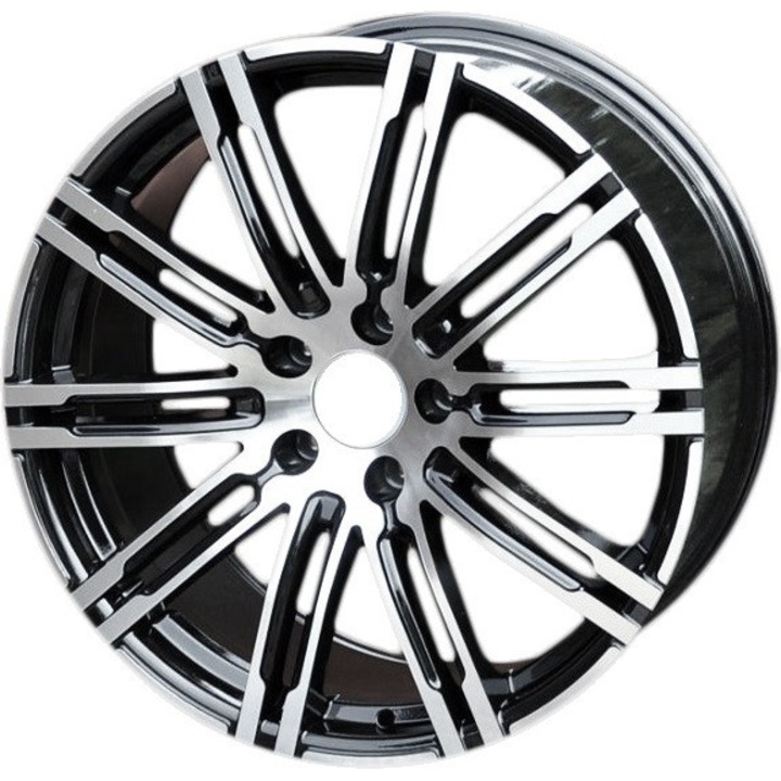 Set 4 jante aliaj PDW, 1026, 19x8.5 inch, 5x130, ET50, MBPC - machined black