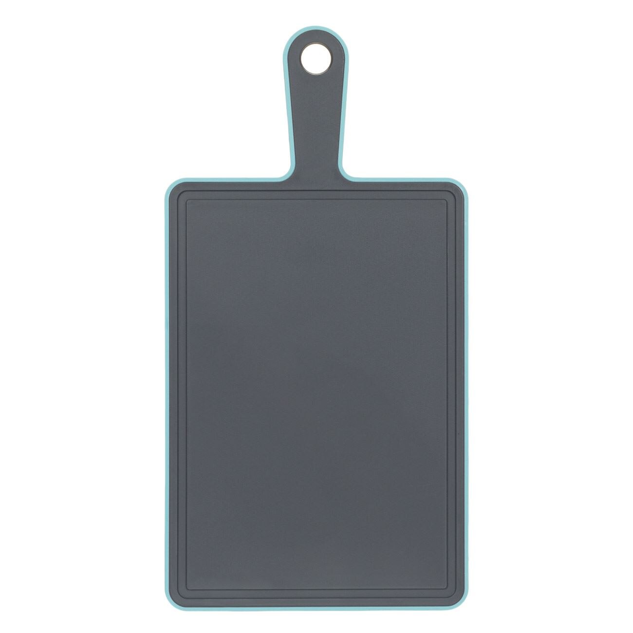 Tocator dreptunghiular, Zola®,gri-verde, cu maner, 27x19 cm