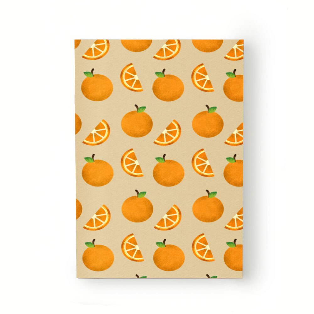 Caiet tip Agenda Heartwork cu muchie cusuta, Portocale, Latime 140 mm x Inaltime 200 mm