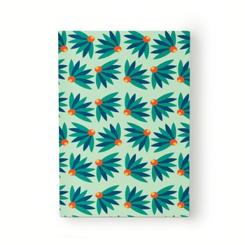 Caiet tip Agenda Heartwork cu muchie cusuta, Grup frunze verzi, Latime 140 mm x Inaltime 200 mm Caiet tip Agenda Heartwork cu muchie cusuta, Grup frunze verzi, Latime 140 mm x Inaltime 200 mm