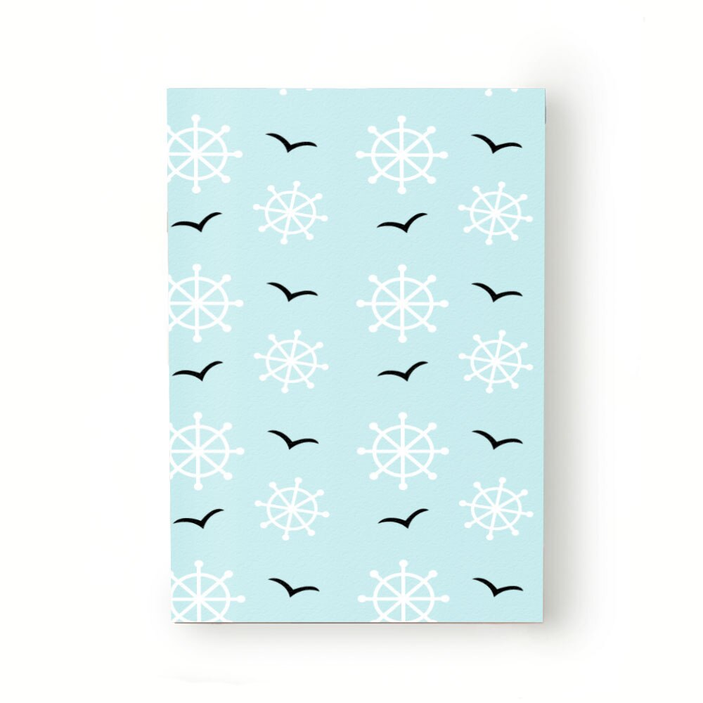 Caiet tip Agenda Heartwork cu muchie cusuta, Acvatic pasari, Latime 140 mm x Inaltime 200 mm