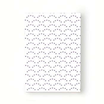 Caiet tip Agenda Heartwork cu muchie cusuta, Valuri puncte mov, Latime 140 mm x Inaltime 200 mm Caiet tip Agenda Heartwork cu muchie cusuta, Valuri puncte mov, Latime 140 mm x Inaltime 200 mm