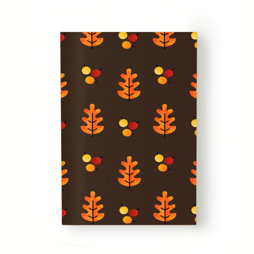 Caiet tip Agenda Heartwork cu muchie cusuta, Frunze de toamna, Latime 140 mm x Inaltime 200 mm