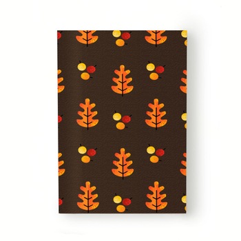 Caiet tip Agenda Heartwork cu muchie cusuta, Frunze de toamna, Latime 140 mm x Inaltime 200 mm Caiet tip Agenda Heartwork cu muchie cusuta, Frunze de toamna, Latime 140 mm x Inaltime 200 mm