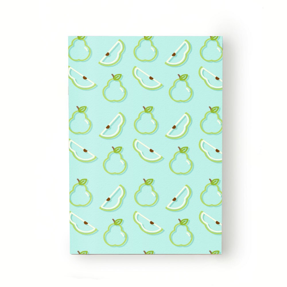 Caiet tip Agenda Heartwork cu muchie cusuta, Contur pere, Latime 140 mm x Inaltime 200 mm