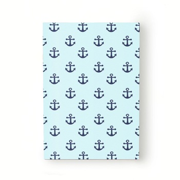 Caiet tip Agenda Heartwork cu muchie cusuta, Ancore albastre, Latime 140 mm x Inaltime 200 mm Caiet tip Agenda Heartwork cu muchie cusuta, Ancore albastre, Latime 140 mm x Inaltime 200 mm