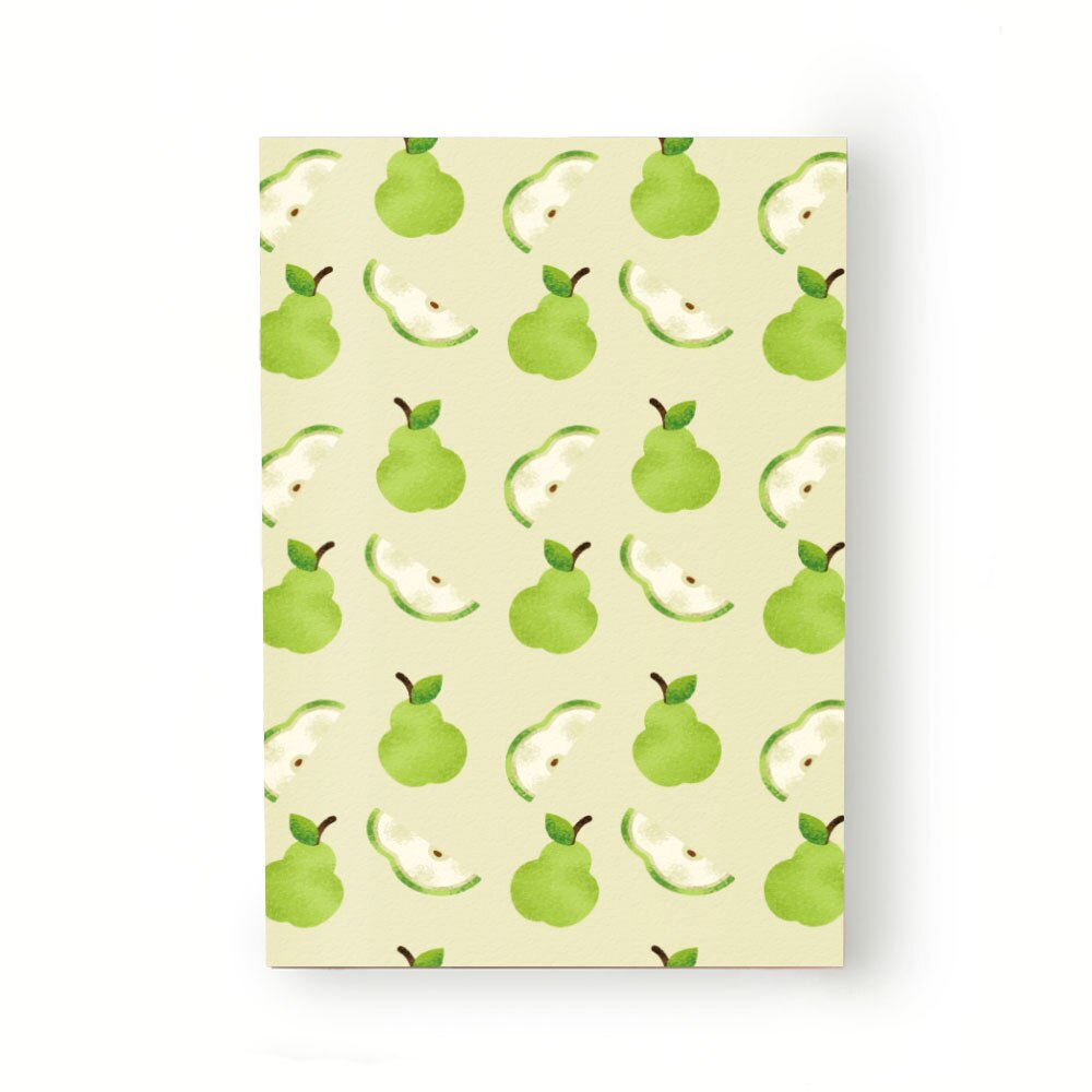 Caiet tip Agenda Heartwork cu muchie cusuta, Felii de pere, Latime 140 mm x Inaltime 200 mm