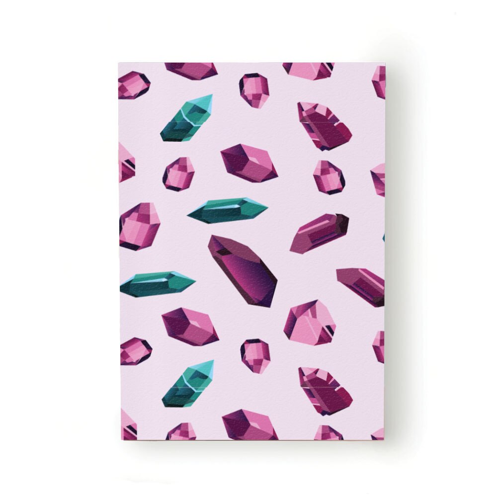 Caiet tip Agenda Heartwork cu muchie cusuta, Pietre pretioase, Latime 140 mm x Inaltime 200 mm