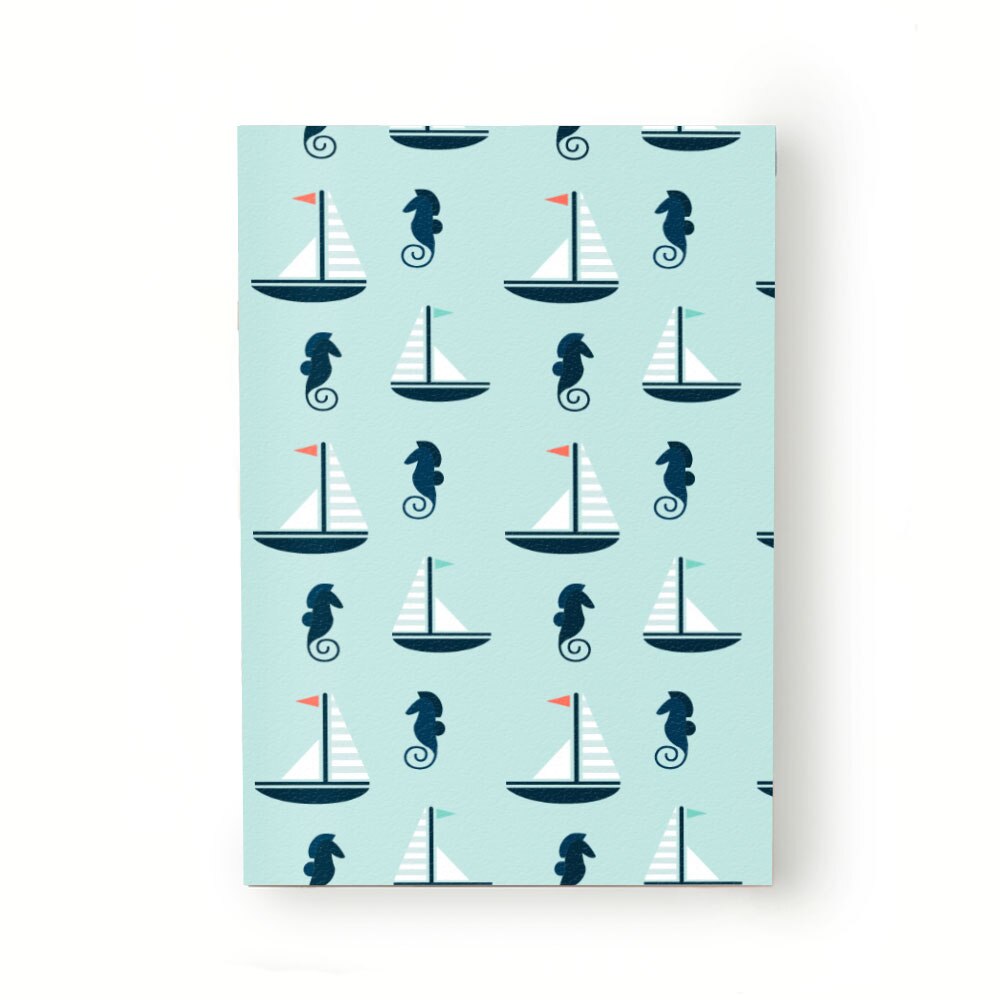 Caiet tip Agenda Heartwork cu muchie cusuta, Caluti de mare, Latime 140 mm x Inaltime 200 mm