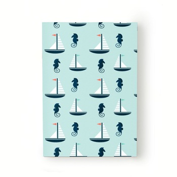 Caiet tip Agenda Heartwork cu muchie cusuta, Caluti de mare, Latime 140 mm x Inaltime 200 mm Caiet tip Agenda Heartwork cu muchie cusuta, Caluti de mare, Latime 140 mm x Inaltime 200 mm