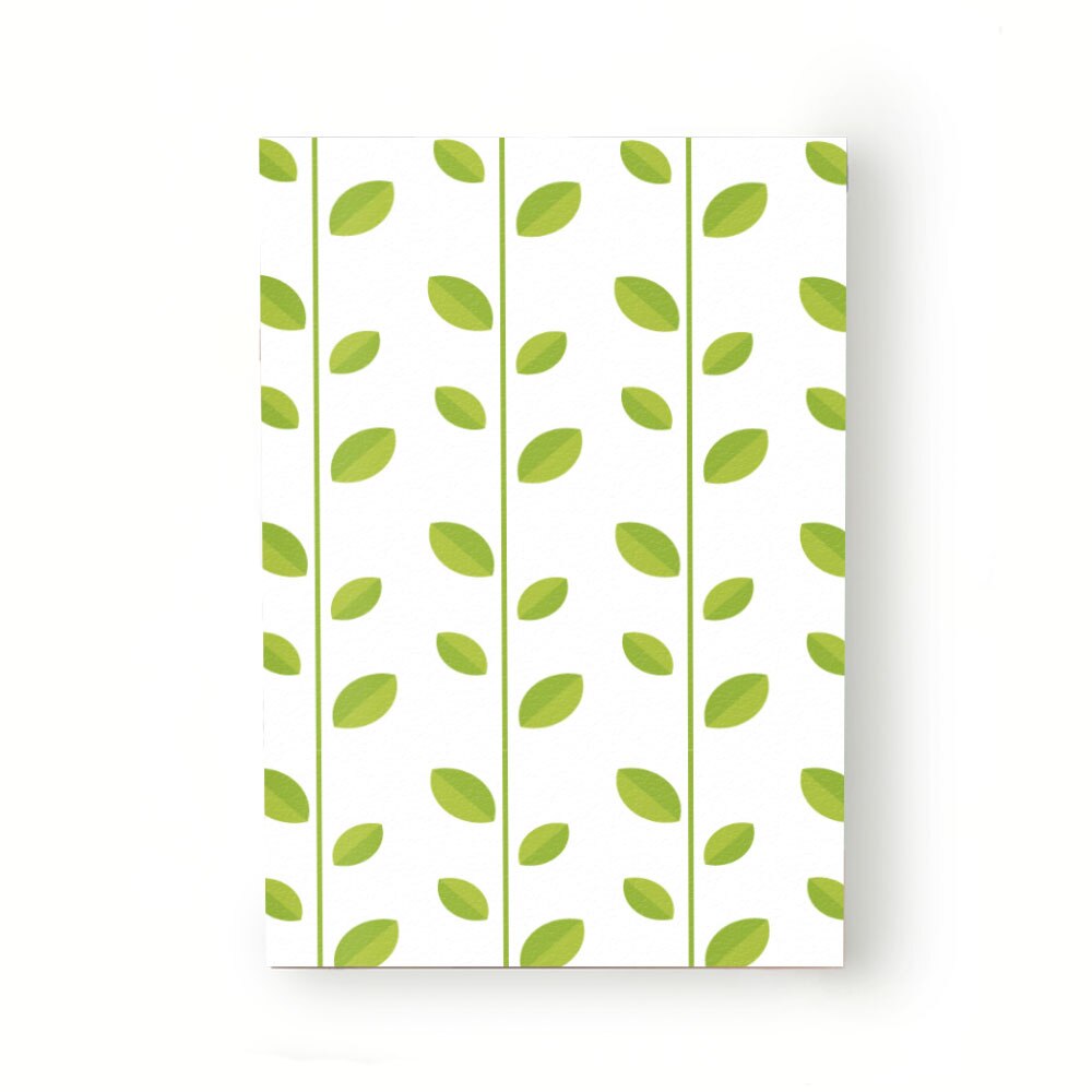 Caiet tip Agenda Heartwork cu muchie cusuta, Frunze fundal alb, Latime 140 mm x Inaltime 200 mm