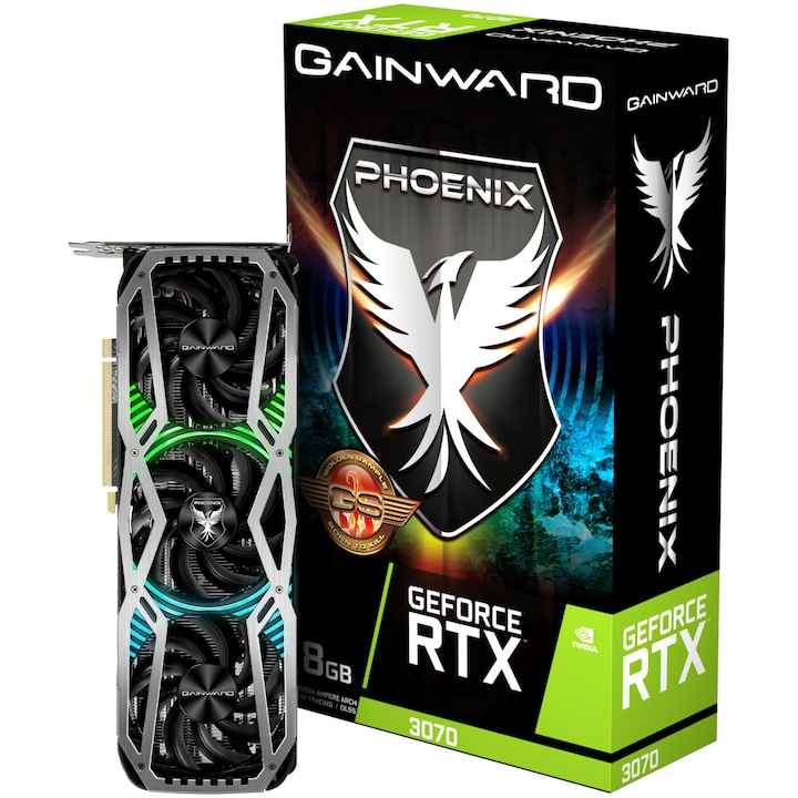 Gainward GeForce® RTX™ 3070 Phoenix "GS" Videokártya, 8GB GDDR6, 256-bit