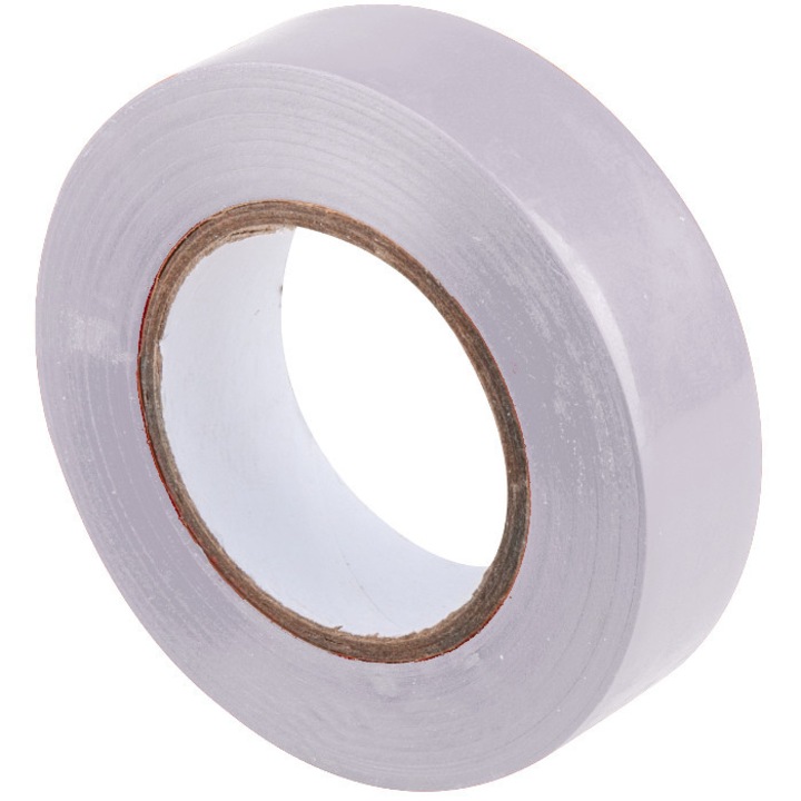 Banda Izolatoare EvoTools, 19 mm x 20 m, Alb