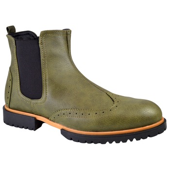 Ghete Barbati Kaki Chelsea Brogue Ghete Barbati Kaki Chelsea Brogue