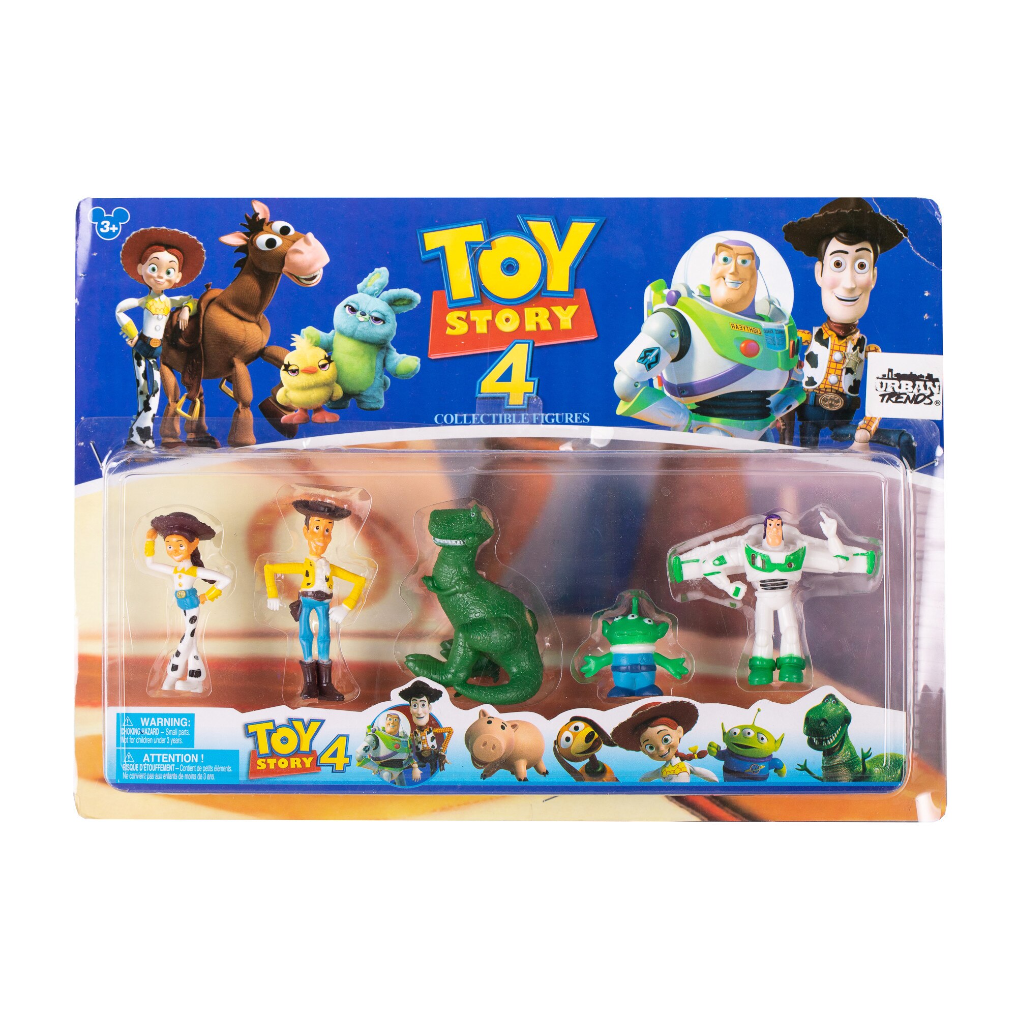 Set 5 figurine Toy Story Sezon 4, 30 cm, + 3 ani, Urban Trends ®