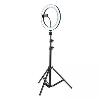 Lampa circulara Ring Light, diametru 20cm/8inch LED , conectare USB , 3 moduri de lumina , 10 trepte reglaj , suport telefon , trepied 210cm inclus, Urban Trends ® Lampa circulara Ring Light, diametru 20cm/8inch LED , conectare USB , 3 moduri de lumina , 10 trepte reglaj , suport telefon , trepied 210cm inclus, Urban Trends ®