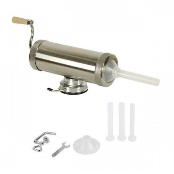 Aparat de facut carnati orizontal Elefant KY-2005S, 2.5 kg, inox alimentar