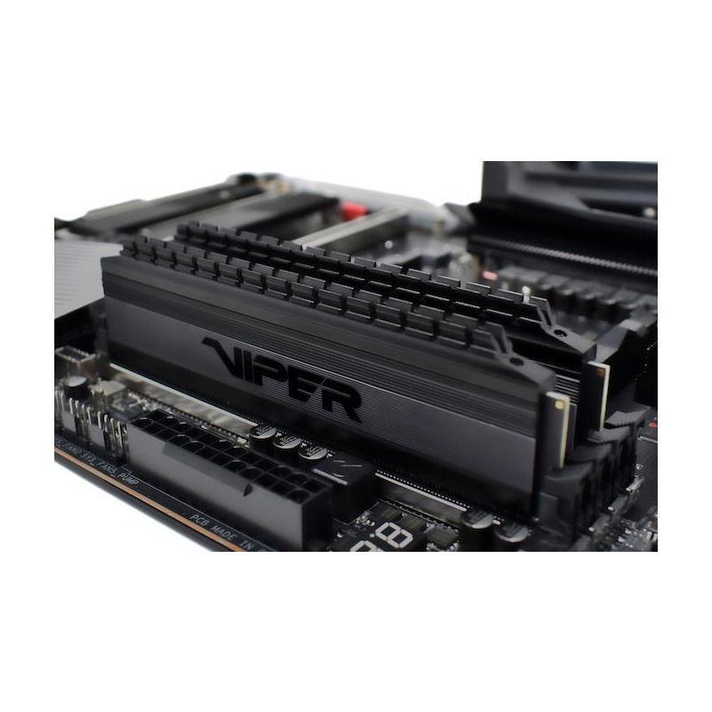 PATRIOT VIPER 32GB DDR4 メモリ　4枚 Memorii Patriot Viper 4 Blackout 32GB(2x16GB) DDR4 3000MHz CL16