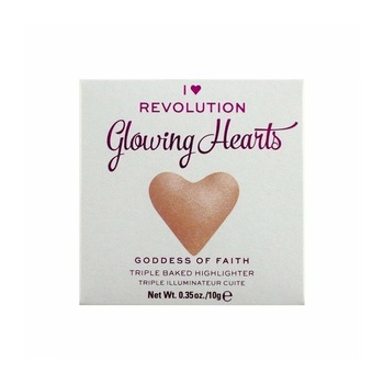Iluminator Makeup Revolution, Forma de inima, Goddess of Faith, 10 g Iluminator Makeup Revolution, Forma de inima, Goddess of Faith, 10 g